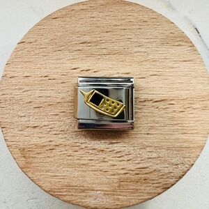 Cellphone Italian Charm Bracelet Link